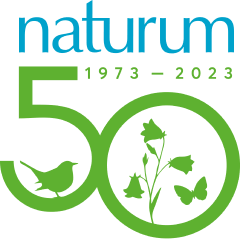 Naturum 50år logotyp